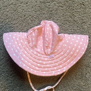 Rufflebutts pink and white hat